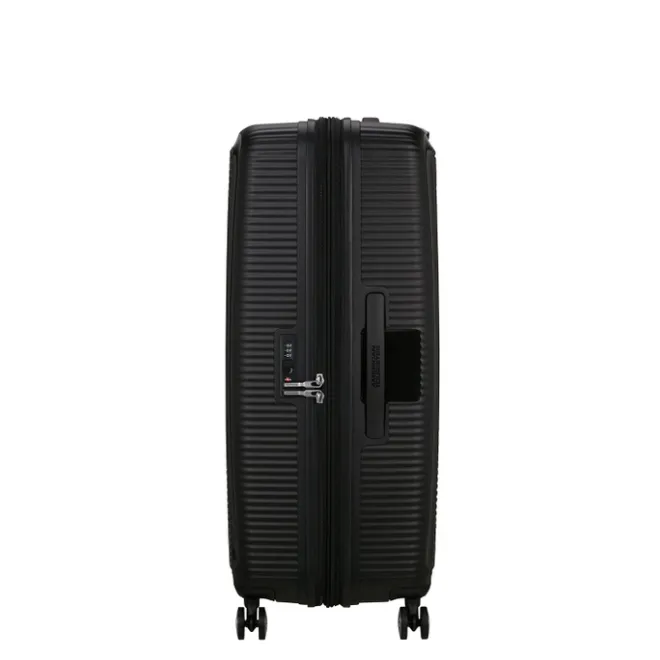 American Tourister Soundbox Spinner 80/30 TSA Expandable bass black