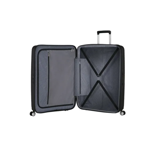 American Tourister Soundbox Spinner 80/30 TSA Expandable bass black