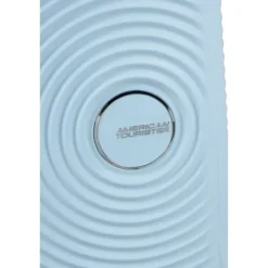 New American Tourister Soundbox Mini Spinner 47/16 pastel blue