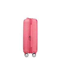 Best American Tourister Soundbox Spinner 55 Expandable sun kissed coral