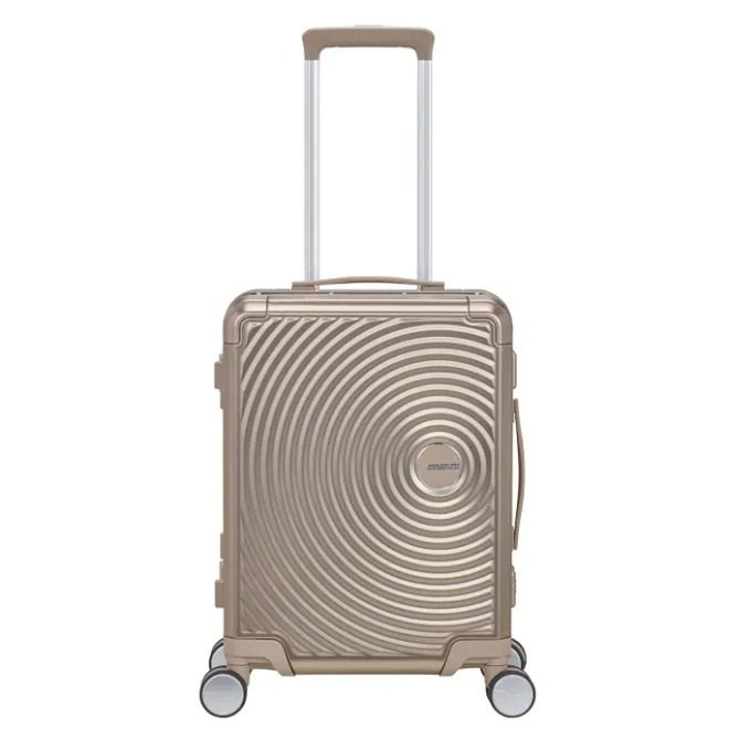 Outlet American Tourister Soundbox Alu Spinner 55/20 TSA bronze