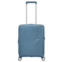 Best American Tourister Soundbox Spinner 55 Expandable stone blue