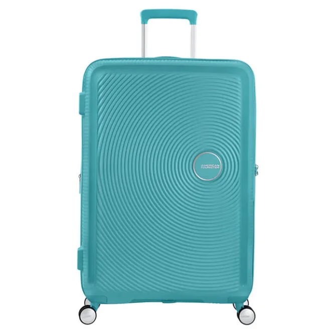 Online American Tourister Soundbox Spinner 77 Expandable turquoise tonic