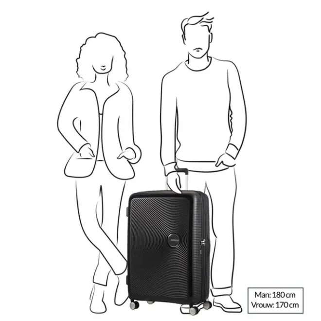 Online American Tourister Soundbox Spinner 77 Expandable turquoise tonic