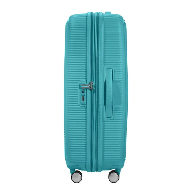 Online American Tourister Soundbox Spinner 77 Expandable turquoise tonic