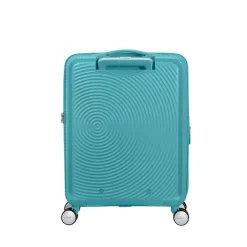 New American Tourister Soundbox Spinner 55 Expandable turquoise tonic