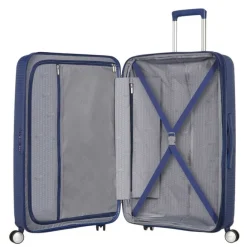 Best American Tourister Soundbox Spinner 67 Expandable midnight navy