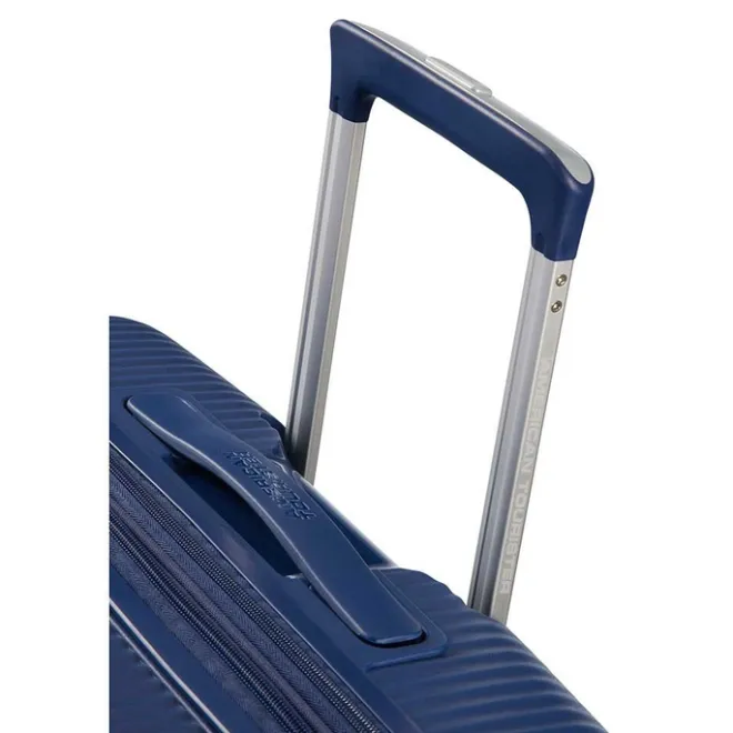 Best American Tourister Soundbox Spinner 67 Expandable midnight navy