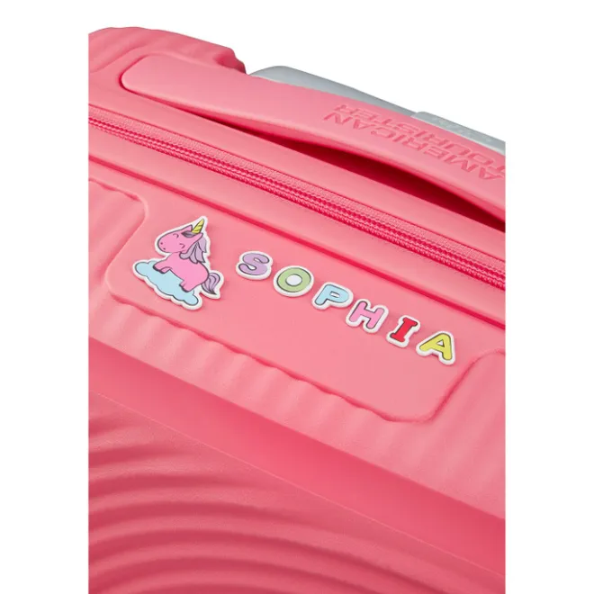 Best American Tourister Soundbox Mini Spinner 47 sun kissed coral