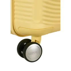 New American Tourister Soundbox Spinner 77/28 TSA Expandable pastel yellow