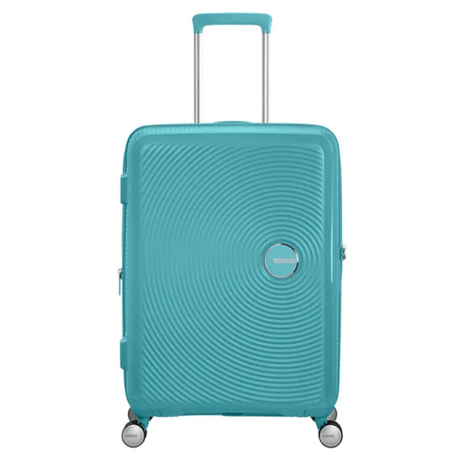 Sale American Tourister Soundbox Spinner 67 Expandable turquoise tonic