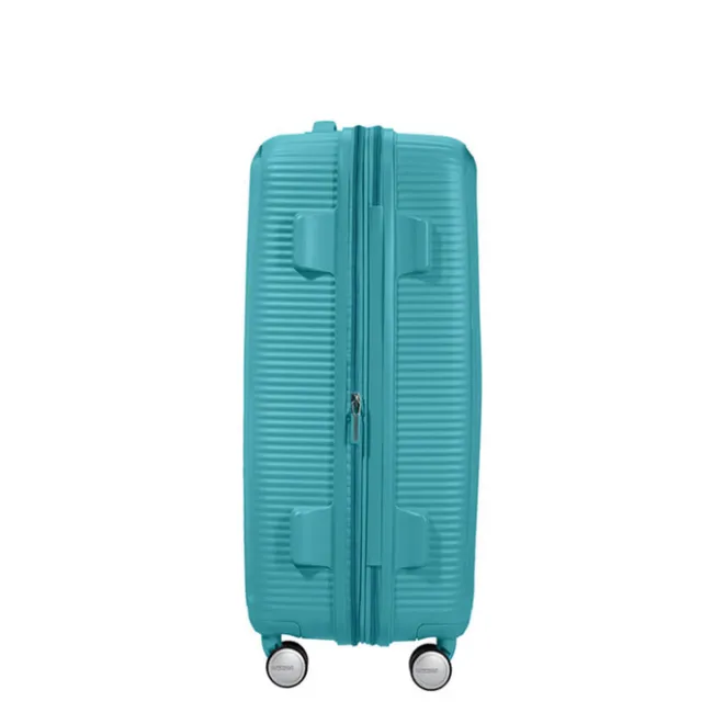 Sale American Tourister Soundbox Spinner 67 Expandable turquoise tonic