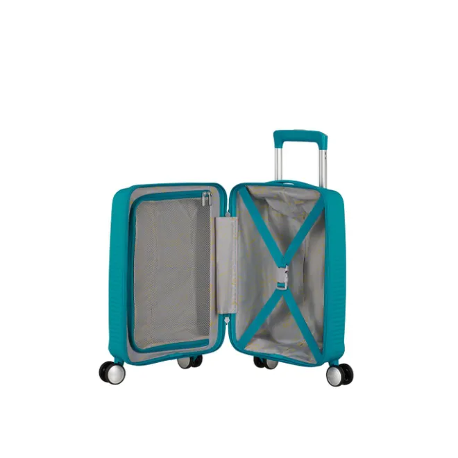 Discount American Tourister Soundbox Mini Spinner 47 deep teal