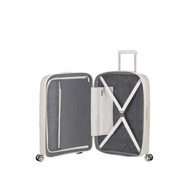 Outlet American Tourister Starvibe Spinner 67/24 Expandable TSA Ltd cream speckles