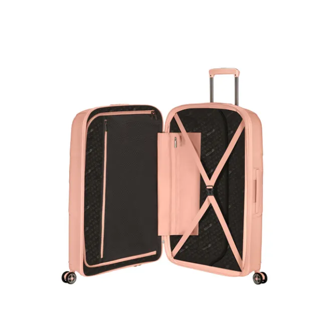 Clearance American Tourister Starvibe Spinner 77 EXP met. peach