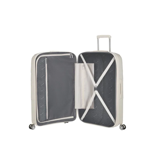 Online American Tourister Starvibe Spinner 77/28 Expandable TSA Ltd cream speckles