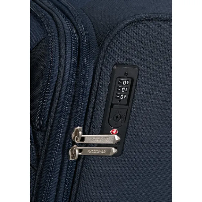 Clearance American Tourister Summerride Spinner 55/20Expandable TSA Length 35 cm navy