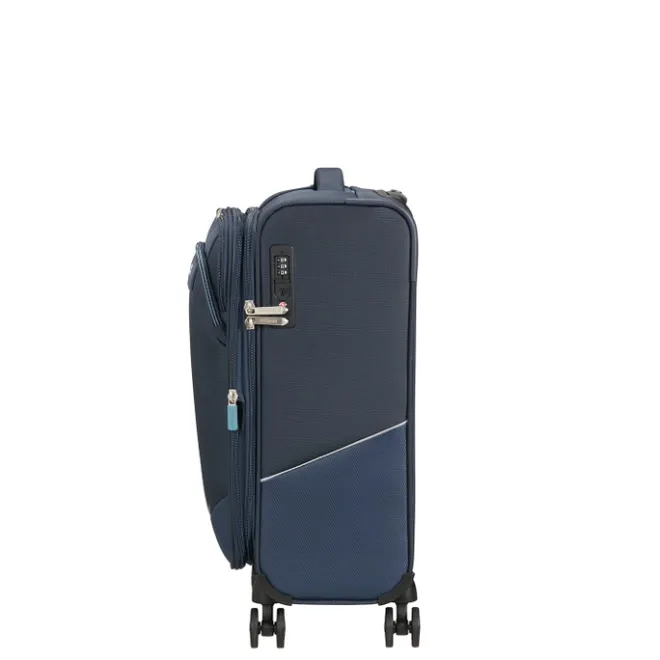 Clearance American Tourister Summerride Spinner 55/20Expandable TSA Length 35 cm navy