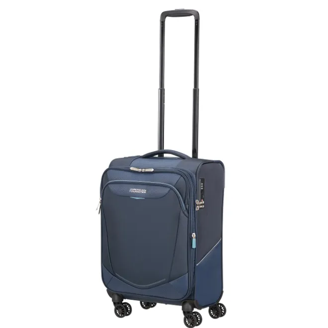 Clearance American Tourister Summerride Spinner 55/20Expandable TSA Length 35 cm navy