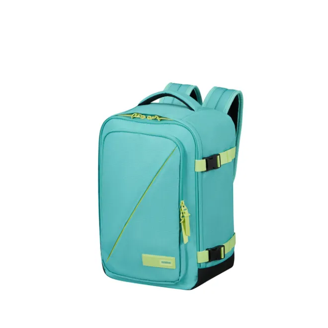 Discount American Tourister TAKE2CABIN Casual Backpack S dusty turquoise/lime