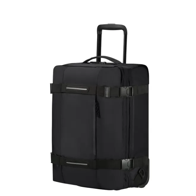 New American Tourister Urban Track Duffle/Wheels Backpack asphalt black