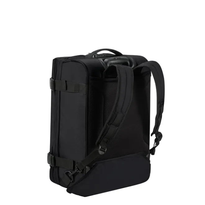 New American Tourister Urban Track Duffle/Wheels Backpack asphalt black