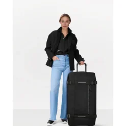 Clearance American Tourister Urban Track Duffle/Wheels L asphalt black