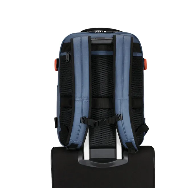 Outlet American Tourister Urban Track Laptop Backpack 15,6" coated Navy/Orange