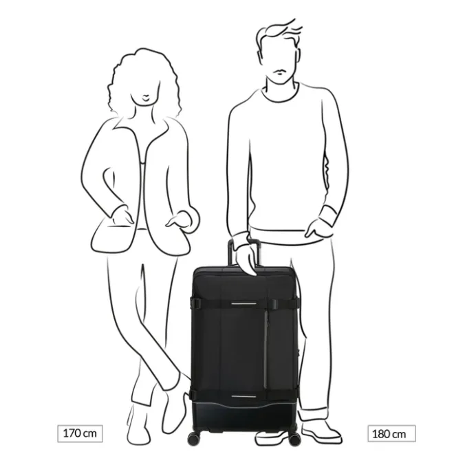 Sale American Tourister Urban Track Spinner L TSA dark khaki