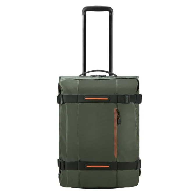 New American Tourister Urban Track Duffle/Wheels Backpack dark khaki