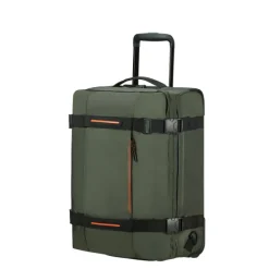 New American Tourister Urban Track Duffle/Wheels Backpack dark khaki