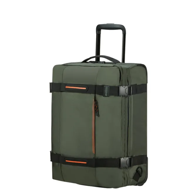 New American Tourister Urban Track Duffle/Wheels Backpack dark khaki