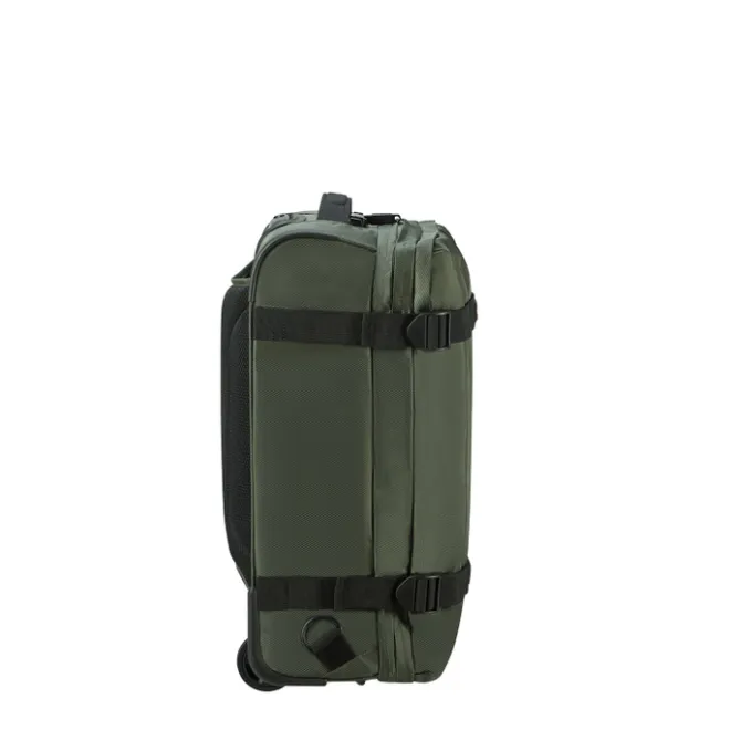 New American Tourister Urban Track Duffle/Wheels Backpack dark khaki