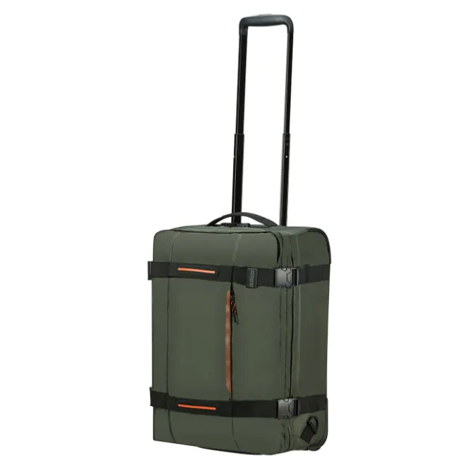 New American Tourister Urban Track Duffle/Wheels Backpack dark khaki