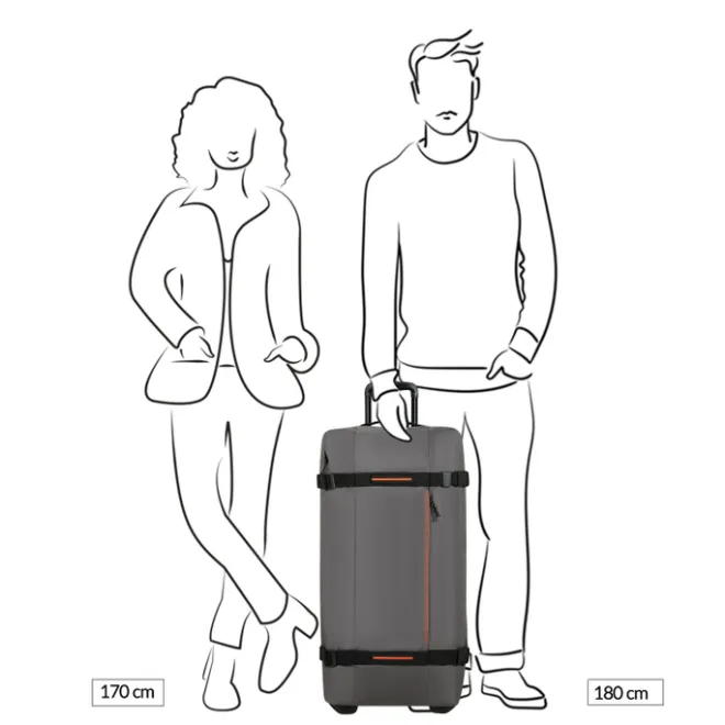 Sale American Tourister Urban Track Duffle/Wheels L dark grey