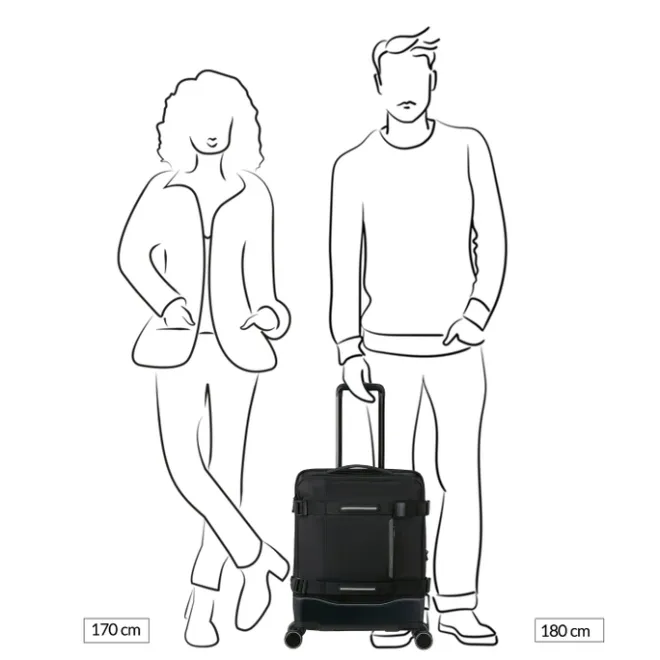 Outlet American Tourister Urban Track Spinner S TSA dark khaki