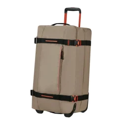 Discount American Tourister Urban Track Wheeled Duffle M Coated beige/orange