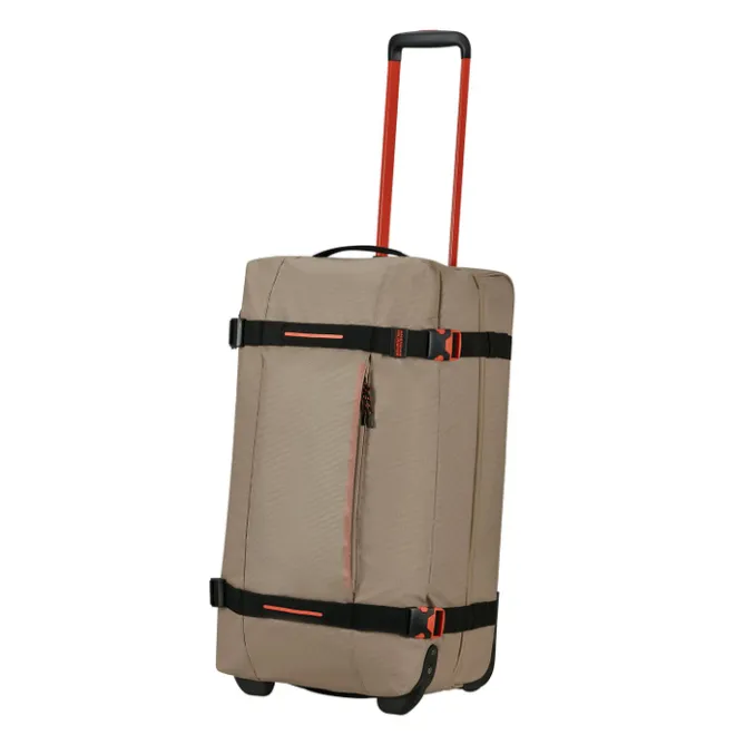 Discount American Tourister Urban Track Wheeled Duffle M Coated beige/orange