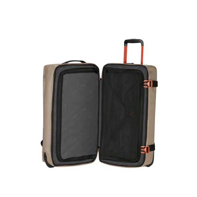 Discount American Tourister Urban Track Wheeled Duffle M Coated beige/orange