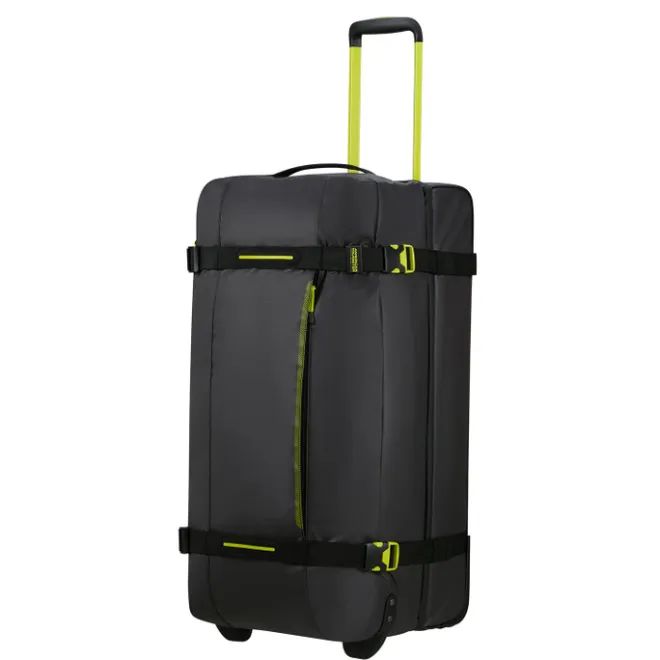 Clearance American Tourister Urban Track Duffle/Wheels L Coated black/lime
