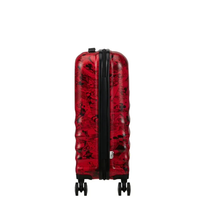 Clearance American Tourister Wavebreaker Disney Spinner 55/20 TSA mickey comics red