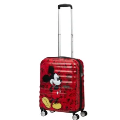 Clearance American Tourister Wavebreaker Disney Spinner 55/20 TSA mickey comics red
