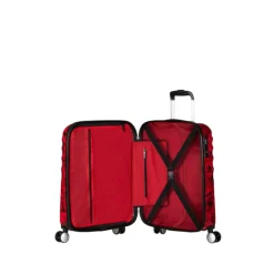 Clearance American Tourister Wavebreaker Disney Spinner 55/20 TSA mickey comics red