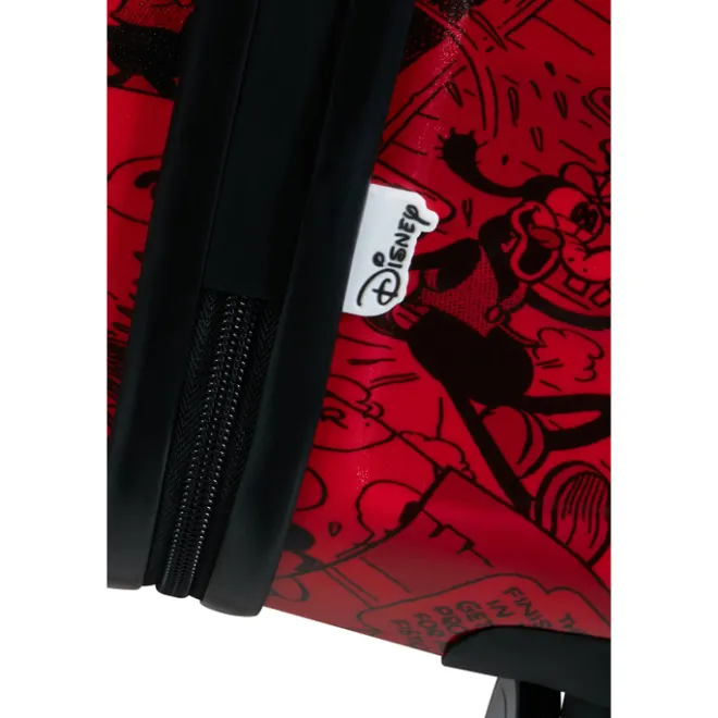 Clearance American Tourister Wavebreaker Disney Spinner 55/20 TSA mickey comics red