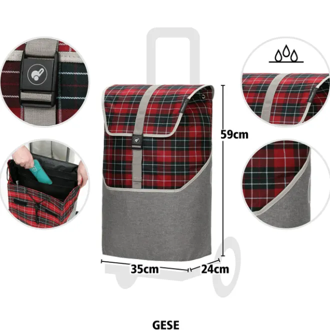 Discount Andersen Quattro Shopper Gese red