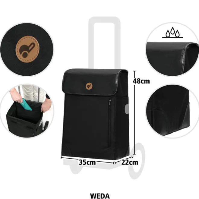 Clearance Andersen Scala Shopper Weda black