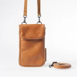 Best Aunts & Uncles Jamies Orchard Cloudberry Phone Bag cognac