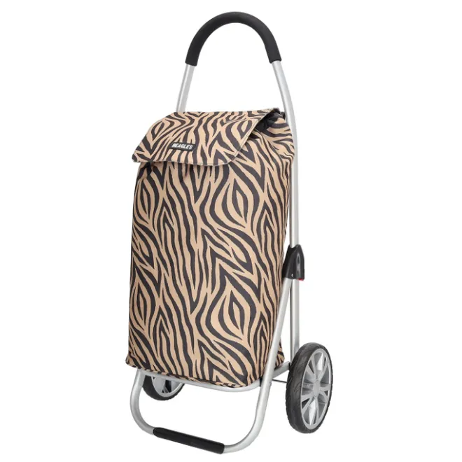 Online Beagles Alberic Shopping Trolley zebra brown