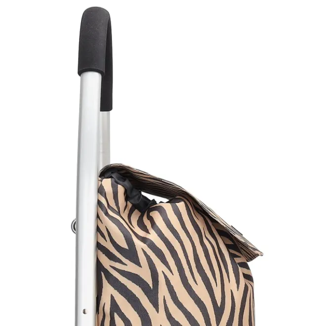 Online Beagles Alberic Shopping Trolley zebra brown