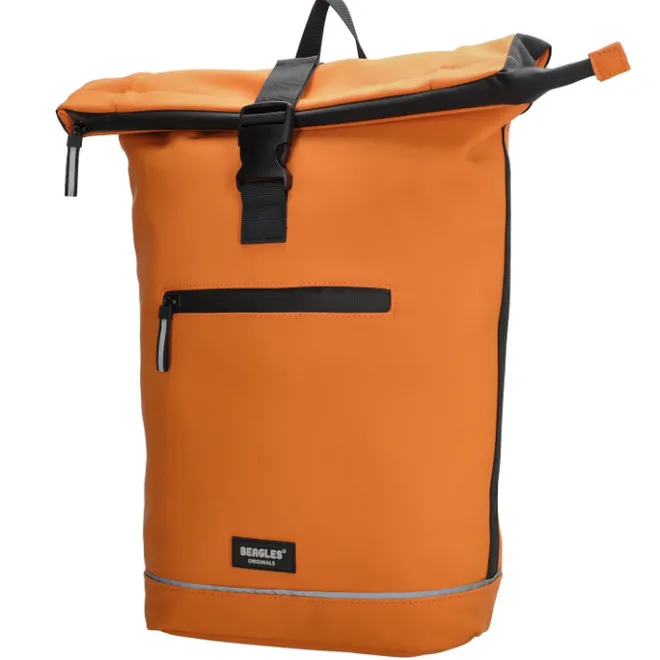 Discount Beagles Originals Rolltop Rugtas Waterproof 15.6" oranje